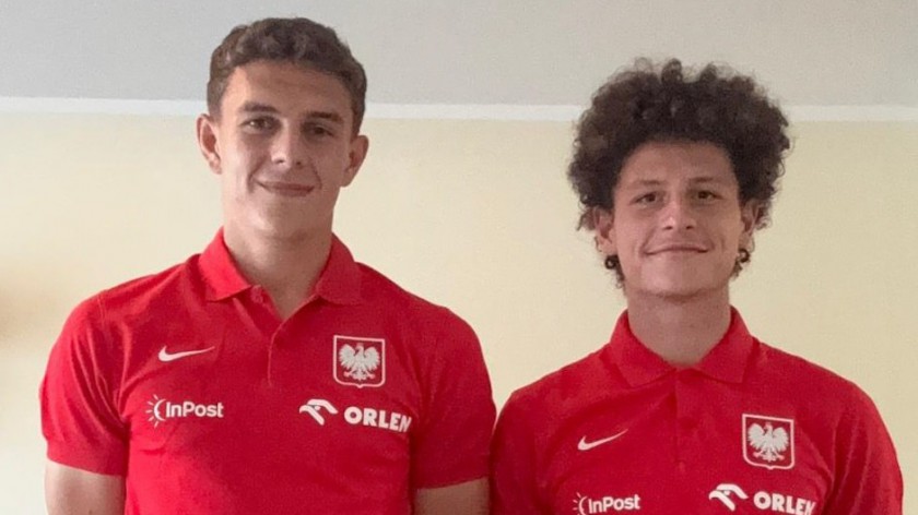 Patryk Olejnik z Chojniczanki w ścisłej reprezentacji Polski U-20 na mecz z Portugalią