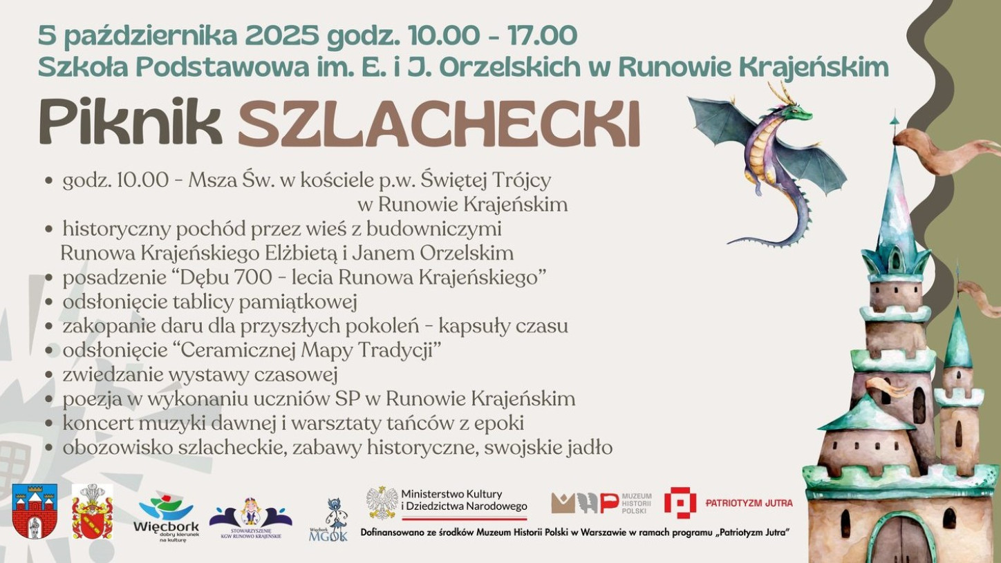 Runowo Krajeńskie w gminie Więcbork obchodzi w niedzielę 5 października swoje 700-lecie