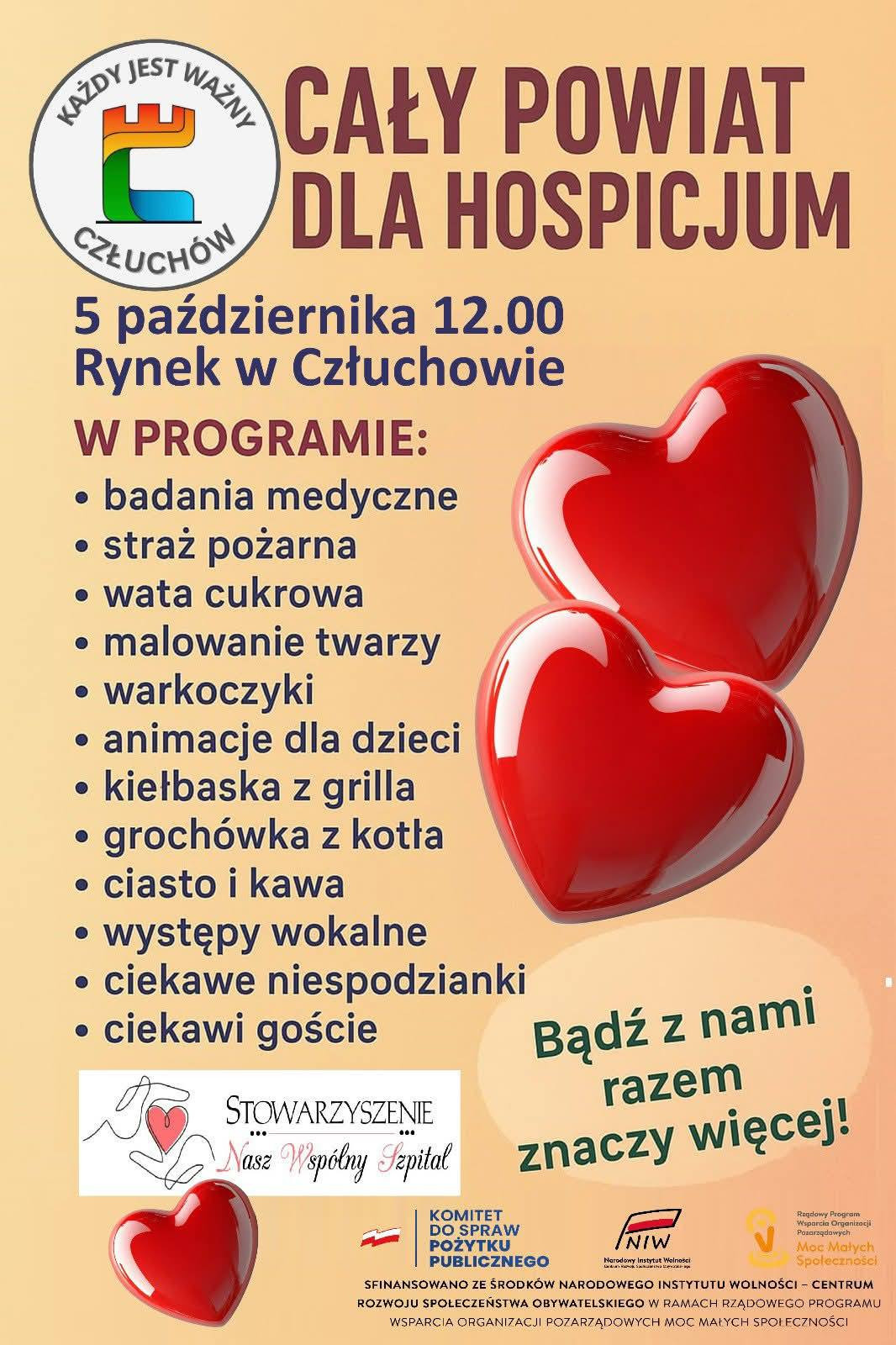 "Najważniejszy jest pacjent, człowiek, życie" m&oacute;wi w Weekend FM Bartosz Ferlin. W niedzielę akcja CAŁY POWIAT DLA HOSPICJUM w Człuchowie