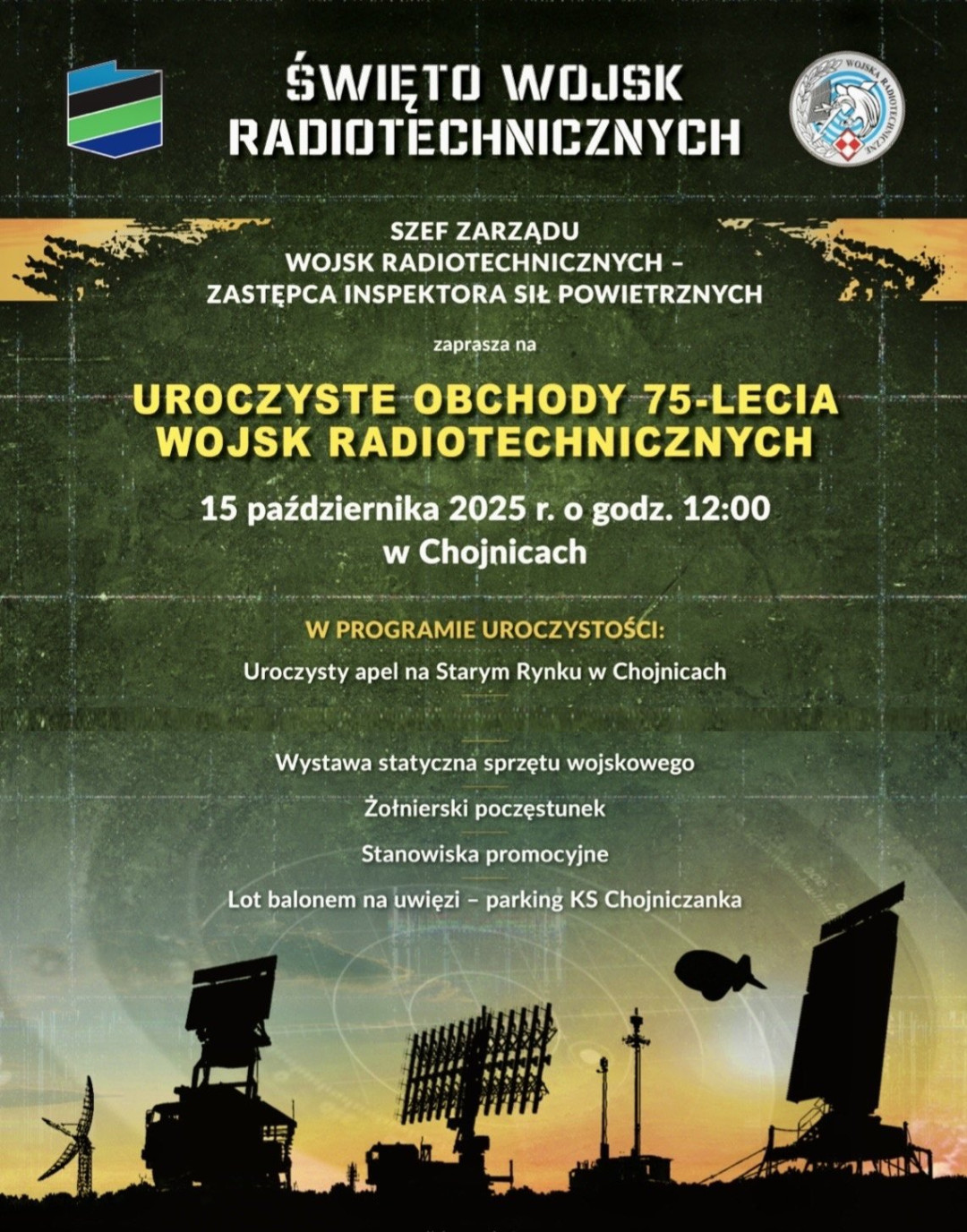 W środę (15.10) w Chojnicach odbędą się og&oacute;lnopolskie obchody 75 rocznicy powstania Wojsk Radiotechnicznych (ROZMOWA)