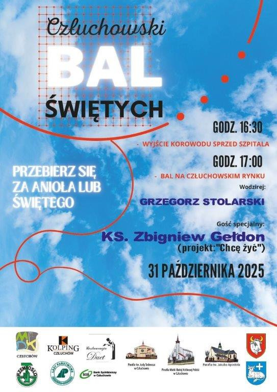 Zamiast Halloween korow&oacute;d anioł&oacute;w i świętych oraz zabawa na Rynku. Dziś (31.10) Człuchowski Bal Świętych