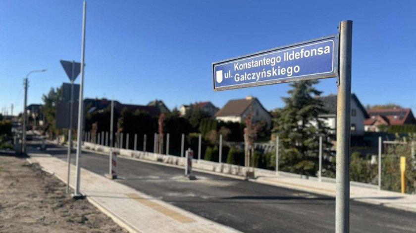 Modernizacja ulicy Gałczyńskiego w Kościerzynie zmierza ku końcowi. Inwestycja pochłonie ponad 1,5 mln zł
