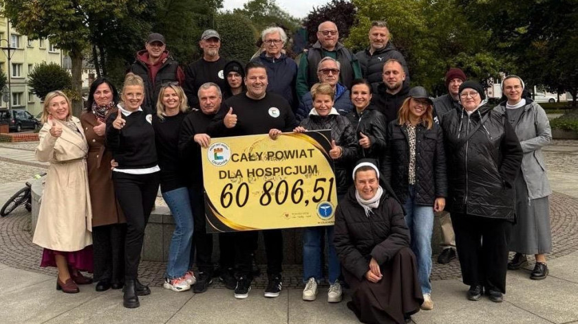 Bardzo dziękuję za wielkie serca. Jest kolejny rekord akcji &quotCały powiat dla hospicjum"