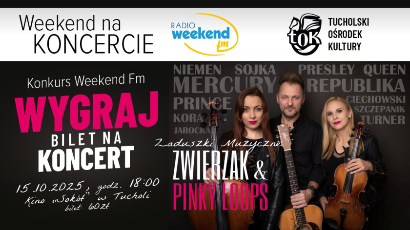 Weekend na koncercie. Wygraj bilet na koncert Zwierzak i Pinky Loops