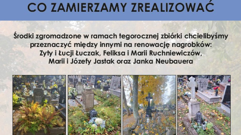 W Kościerzynie odbędzie się dziś 31.10. i jutro 1.11. kwesta na rzecz renowacji nagrobków osób zasłużonych dla miasta