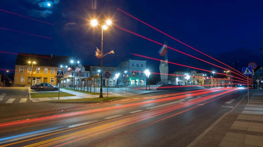 W gminie Sępólno Krajeńskie trwa wymiana oświetlenia ulicznego. Jutro 29.10 utrudnienia na drodze krajowej nr 25