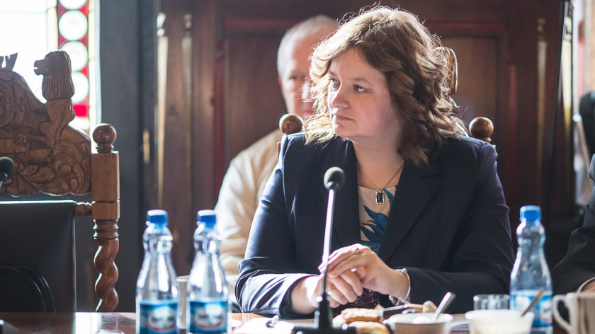 Joanna Warczak z chojnickiego Warsztatu Terapii Zajęciowej z nagrodą Fundacji im. Ks. Jana Kaczkowskiego