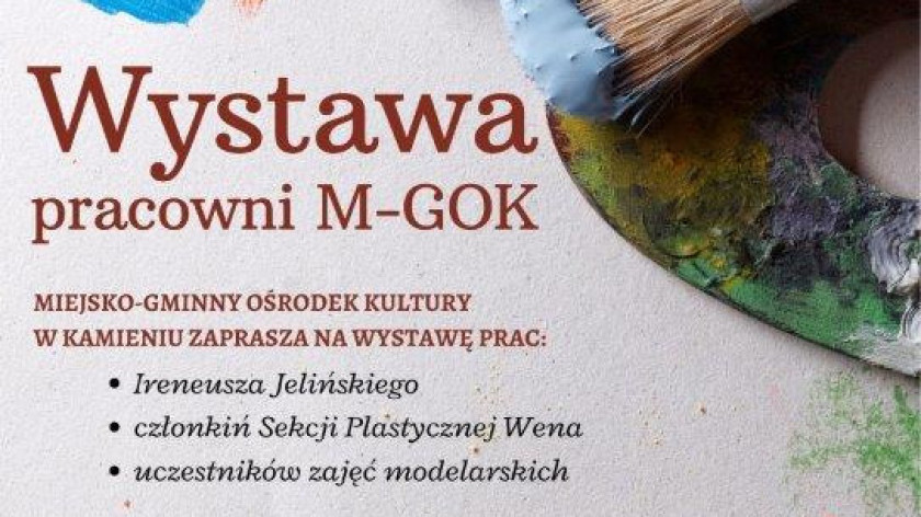Dziś 20.10 w Kamieniu Krajeńskim otwarcie wystawy prac malarskich pracowni tutejszego Domu Kultury
