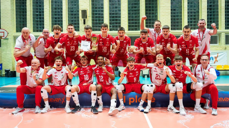 Marcel Biernkowicz z Rychnów koło Człuchowa został Mistrzem Europy Wschodniej z siatkarską reprezentacją Polski do lat 18 