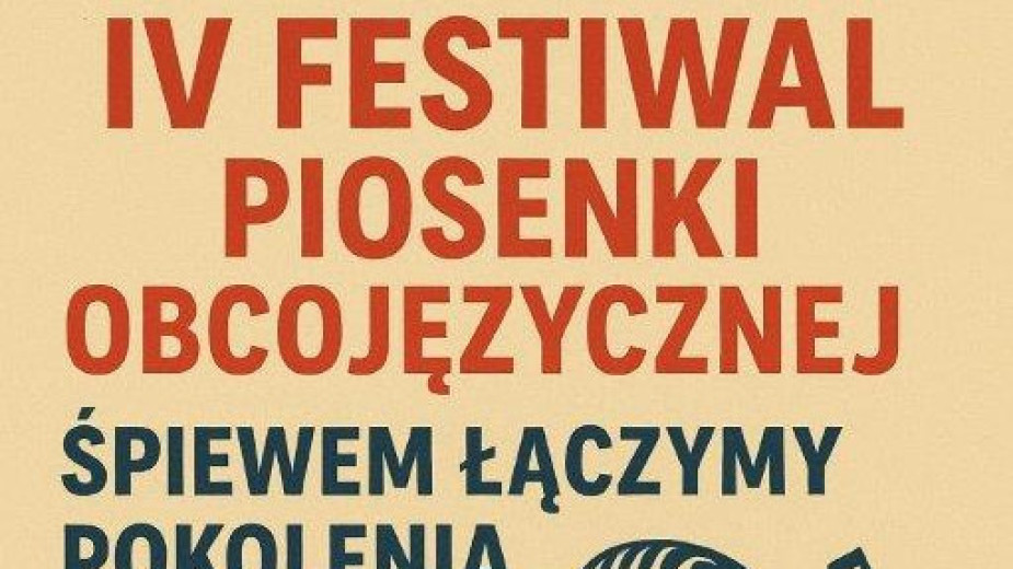 Młodzież zaśpiewa z seniorami. W PZS nr 1 w Kościerzynie odbędzie się jutro 13.11 4. Festiwal Piosenki Obcojęzycznej
