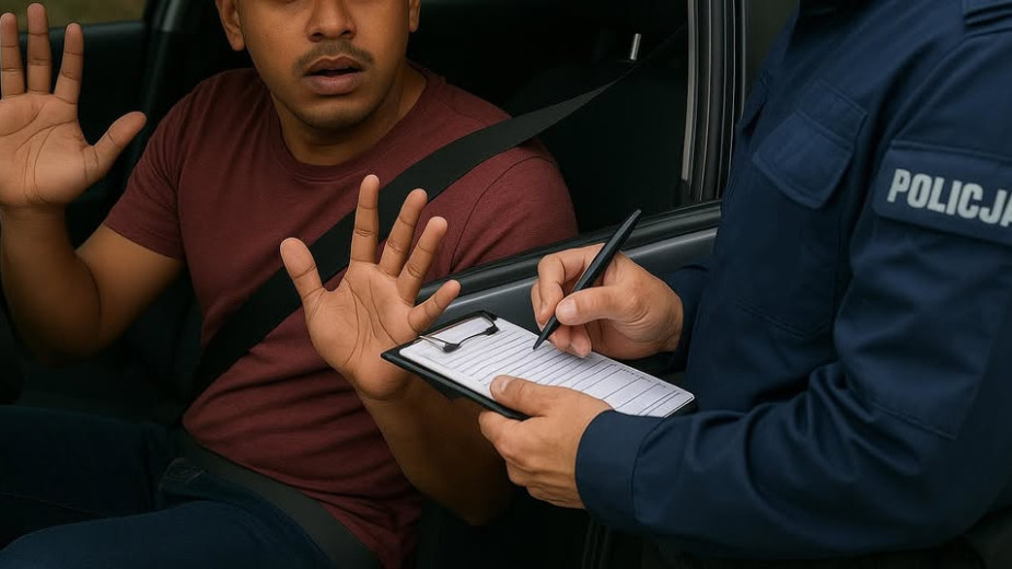 Kolumbijczyk dwukrotnie zatrzymany za kółkiem bez prawa jazdy. Tłumaczył, że dokument kupił przez internet