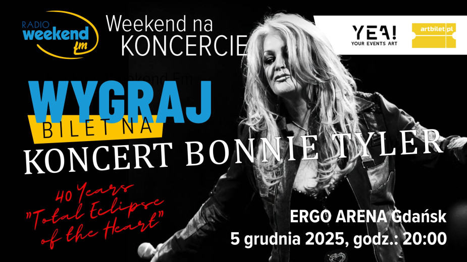 Weekend na koncercie. Wygraj bilet na koncert Bonnie Tyler