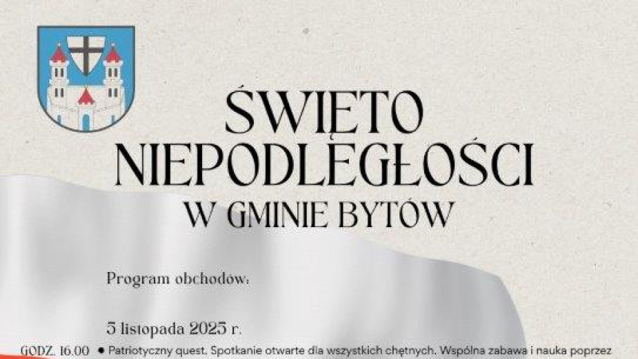 Bytów już dziś 7.11. świętuje. Ruszył cykl wydarzeń z okazji Narodowego Święta Niepodległości