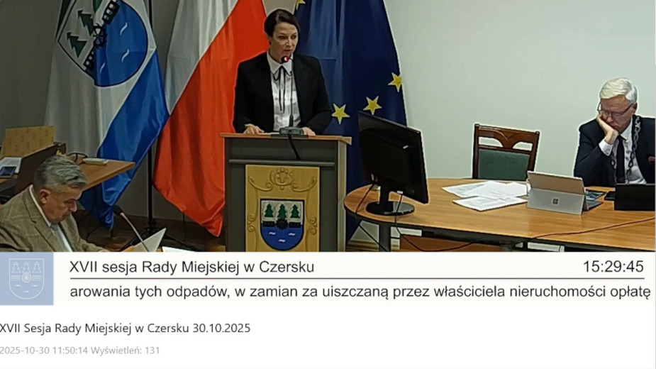 Podwyżki opłaty śmieciowej oraz podatku od nieruchomości w gminie Czersk. Radni wypomnieli burmistrzowi zmianę podejścia