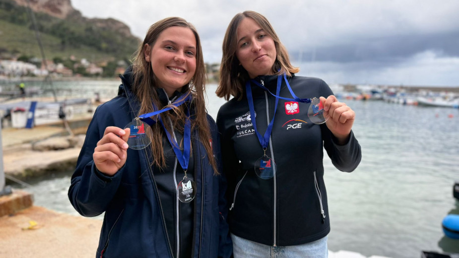 Klara Sobczak z ChKŻ brązową medalistką Mistrzostw Europy Juniorów w olimpijskiej klasie 49er FX