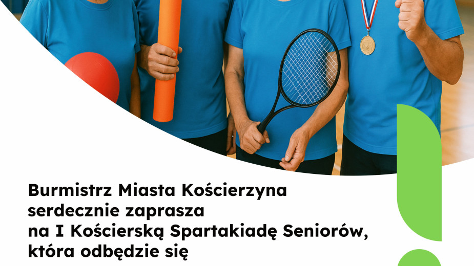 W środę 12.11 w Kościerzynie odbędzie się Spartakiada Seniorów