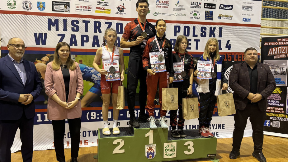 Ma piąte złoto z rzędu. Tola Rudnik z MKS-u Miastko znów bezkonkurencyjna w zapaśniczych Mistrzostwach Polski Młodziczek
