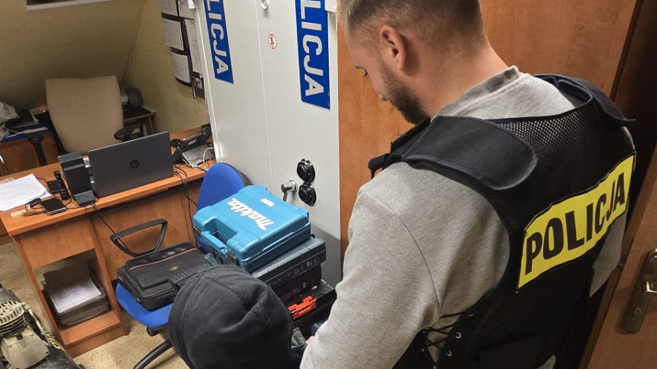 Włamał się do firmy i ukradł elektronarzędzia. W Bytowie policja zatrzymała 34-latka