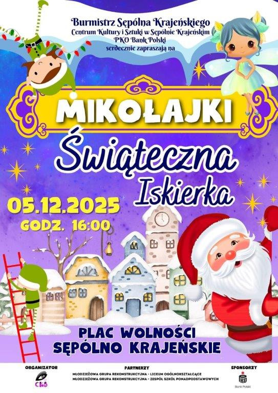 Św. Mikołaj odwiedzi dziś (5.12) po południu Sęp&oacute;lno Krajeńskie 