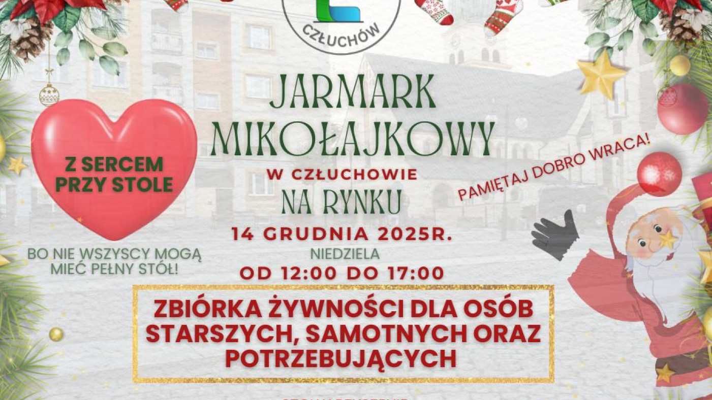 W niedzielę 14 grudnia finał &oacute;smej edycji świątecznej akcji "Z sercem przy stole". Ta rozrosła się już niemal na cały powiat człuchowski (ROZMOWA)