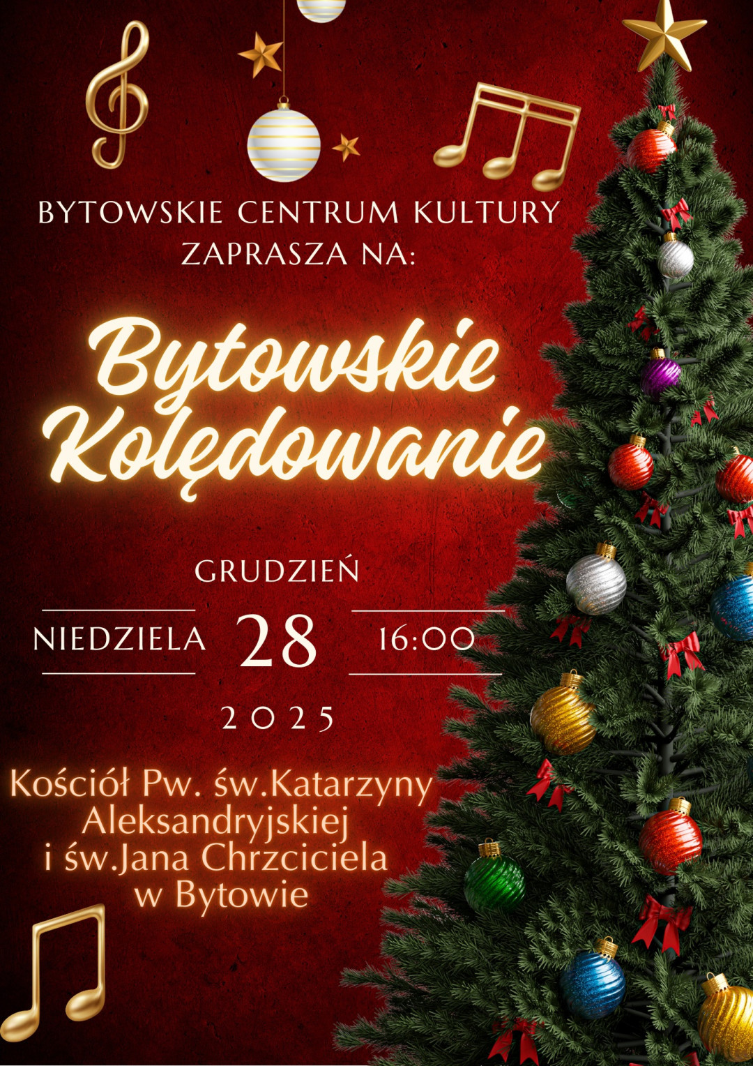 W niedzielę 28 grudnia odbędzie się Bytowskie Kolędowanie. "To idealna przestrzeń, by spotkać się przy muzyce"