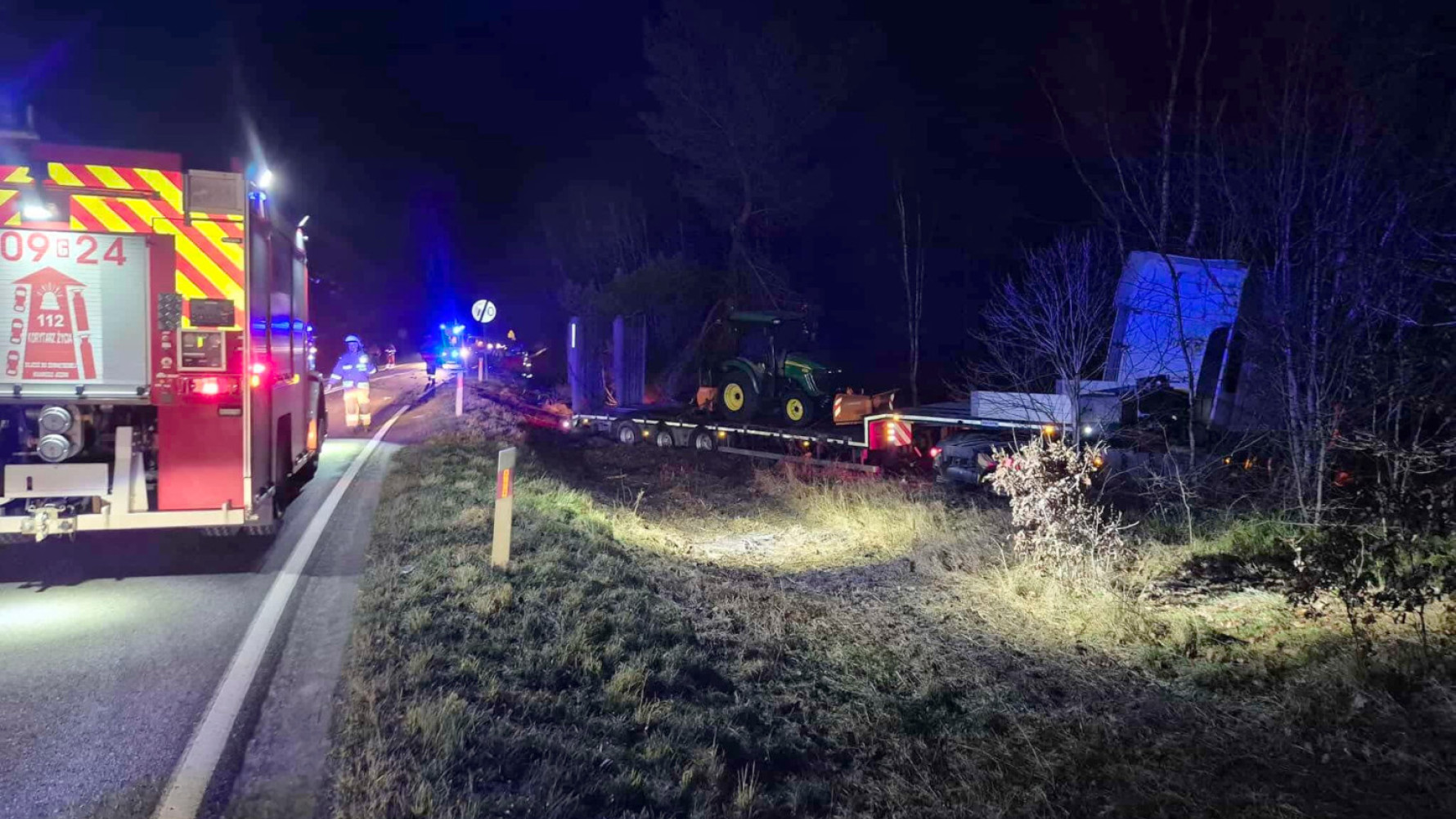 Dwa zdarzenia drogowe w powiecie bytowskim. W jednym obcokrajowiec prowadził bez prawa jazdy