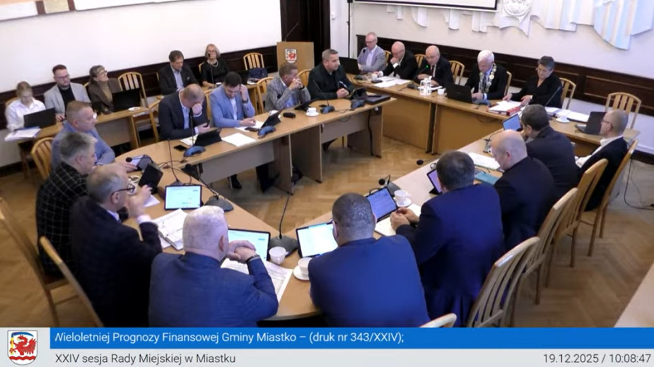 Radni z Miastka przyjęli budżet na przyszły rok. Kwota na inwestycje jest wyjątkowo skromna. Pomyślałem, że jest to budżet rozpaczy