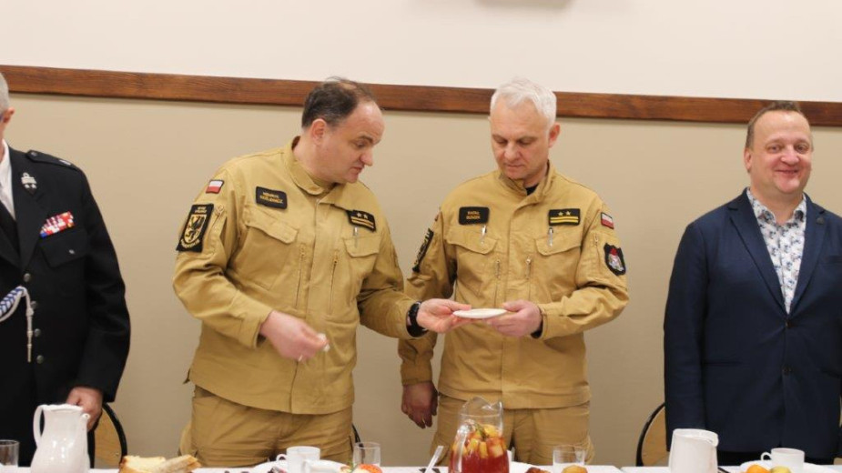 Spotkanie opłatkowe jednostek OSP w gminie Chojnice. Były prezenty i życzenia FOTO