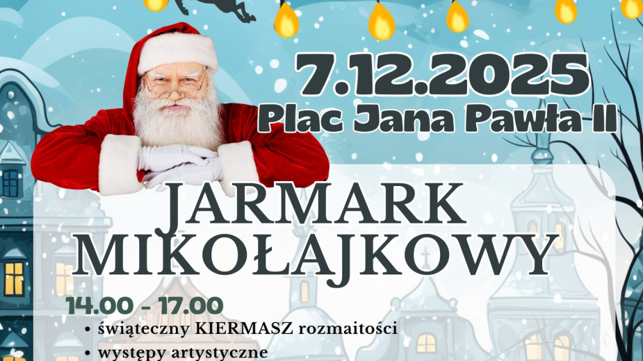 W Więcborku odbędzie się dziś 7.12. doroczny Jarmark Mikołajkowy