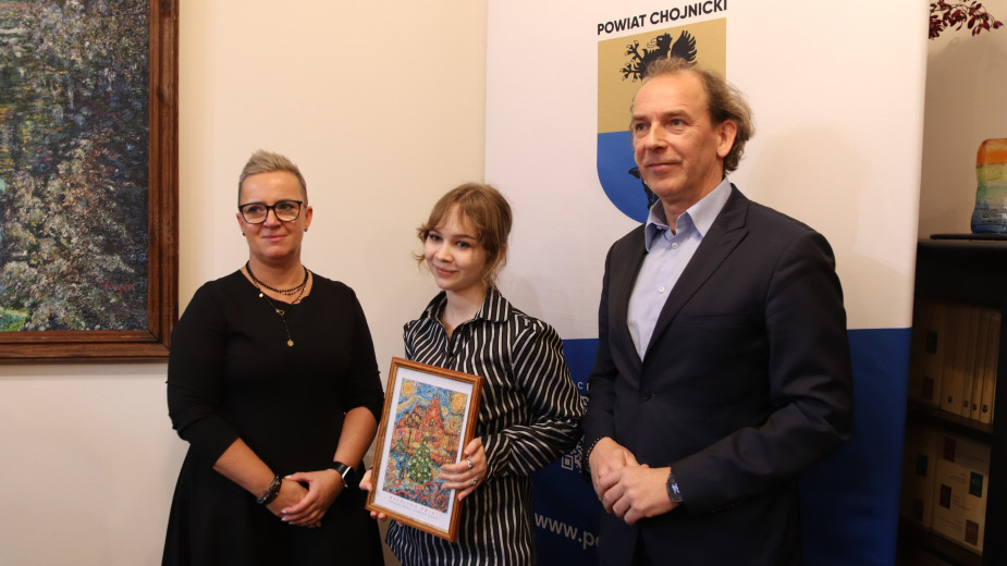Najpiękniejsza bożonarodzeniowa kartka wybrana. Powiatowy konkurs wygrała uczennica Technikum nr 3 w Chojnicach