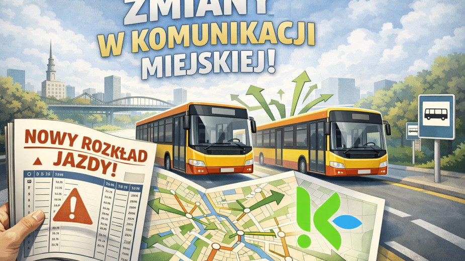 Od 1 stycznia Kościerzyna wprowadza zmiany w funkcjonowaniu bezpłatnej komunikacji miejskiej. Zobaczymy, jak zmiana zostanie odebrana