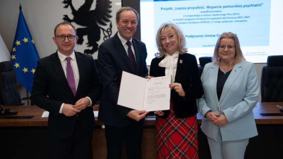 Szpital Specjalistyczny w Kościerzynie z dofinansowaniem na kompleksową opiekę psychiatryczną. Placówka otrzymała 1 mln 700 tys. zł grantu