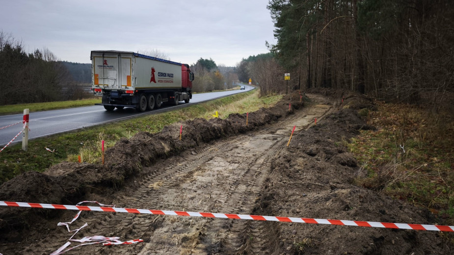 Rozpoczęła się budowa ścieżek rowerowych w gminie Więcbork przy drogach wojewódzkich 241 i 242