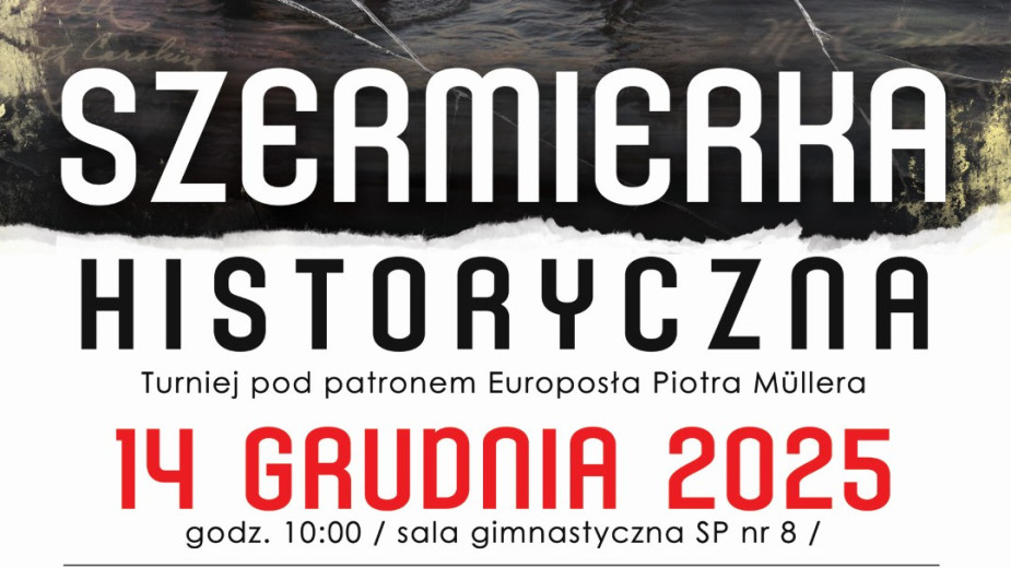 W Chojnicach w niedzielę 14 grudnia odbędzie się pierwszy turniej szermierki historycznej