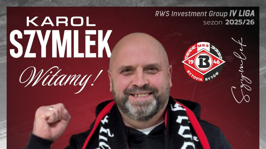 Karol Szymlek wraca na stanowisko trenera Bytovii. Zastąpi Waldemara Walkusza i podejmie się misji uratowania IV ligi dla Bytowa
