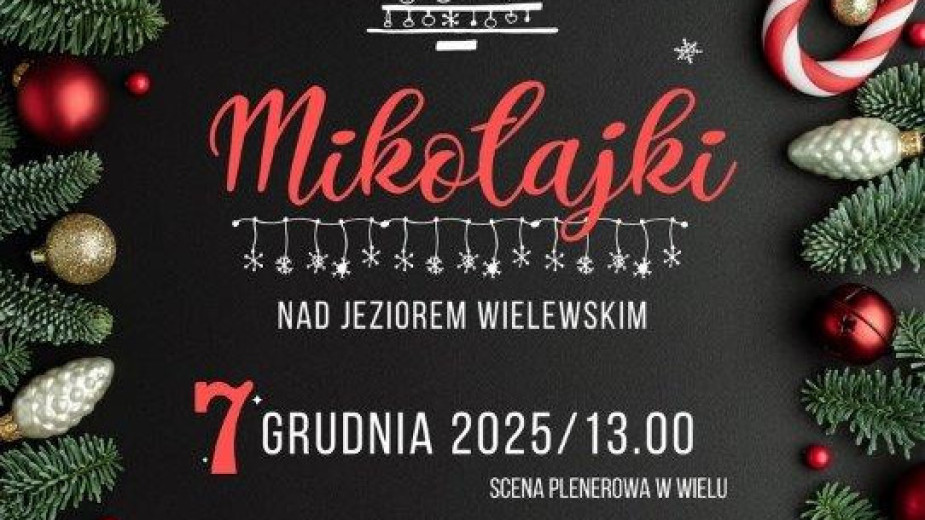 Jarmark z rękodziełem, występy artystyczne, animacje i warsztaty. Ciekawie zapowiadają się Mikołajki nad Jeziorem Wielewskim