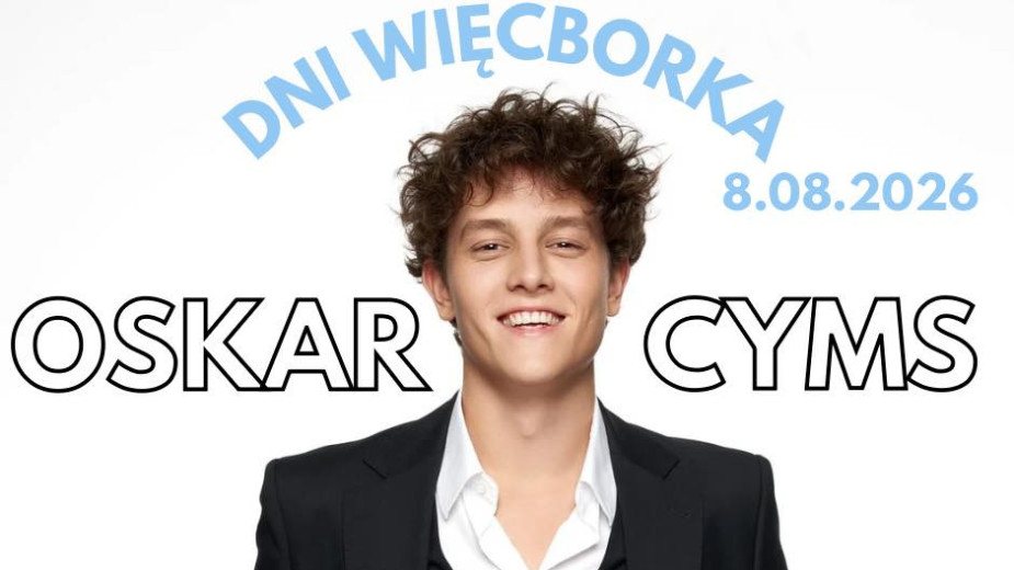 Znamy już tegoroczną gwiazdę Dni Więcborka. Latem na święcie miasta wystąpi Oskar Cyms