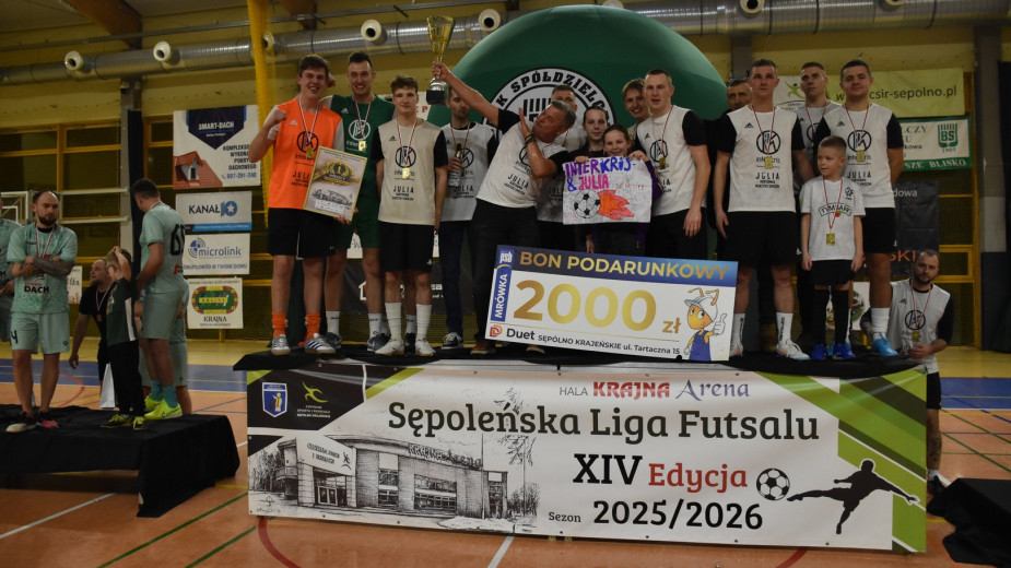 W Sępólnie Krajeńskim zakończyły się rozgrywki Sępoleńskiej Ligi Futsalu.W tym roku rozgrywki miały również wymiar charytatywny FOTO