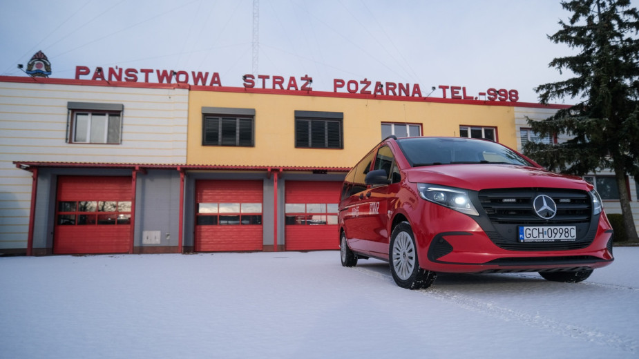 Chojnicka komenda PSP ma nowe auto. To mikrobus do przewozu 8 osób w sytuacjach zagrożenia