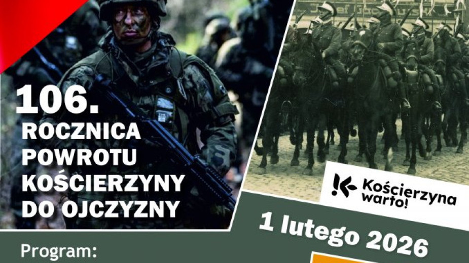 W najbliższą niedzielę Kościerzyna uczci 106. rocznicę powrotu miasta do Ojczyzny 