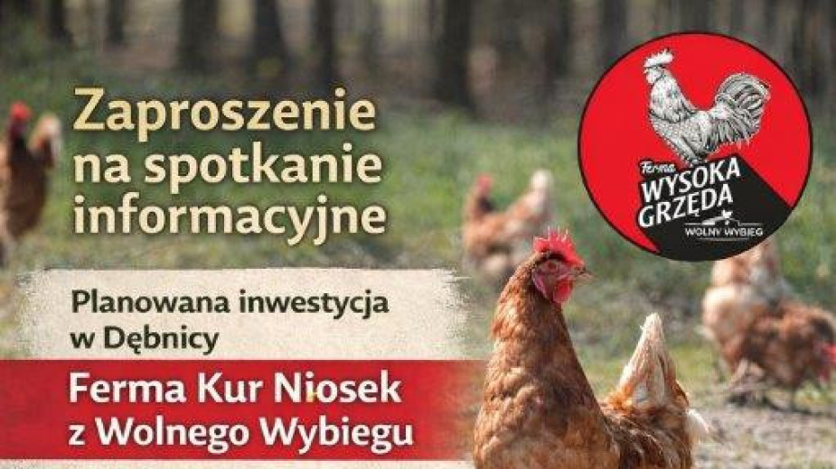 O kurnikach w Dębnicy z perspektywy inwestora. Dziś 8.01 spotkanie informacyjne w Człuchowie