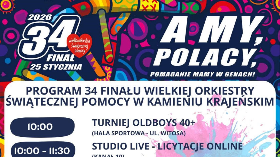 Najszybciej w powiecie sępoleńskim orkiestrowe granie rusza w niedzielę 25.01 w Kamieniu Krajeńskim