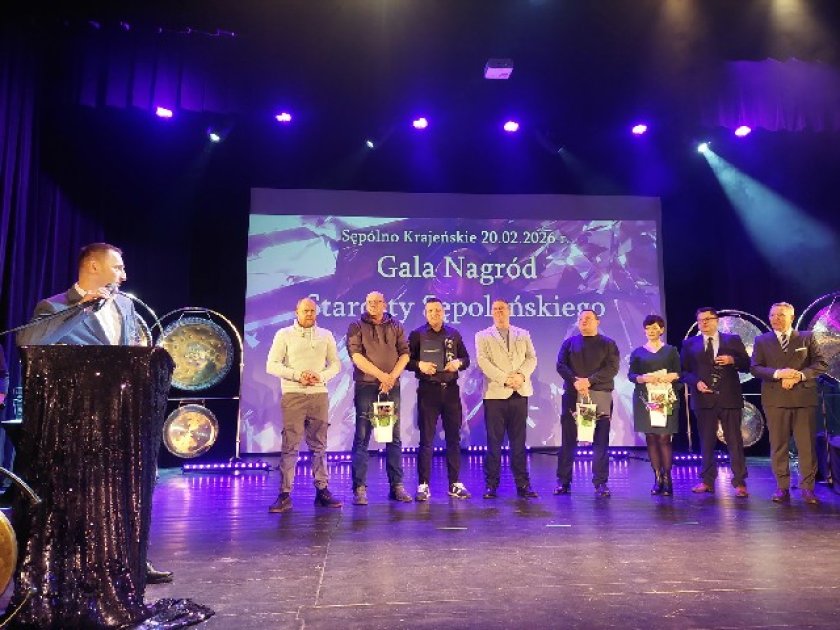 Pierwsza gala nagród starosty sępoleńskiego. Nagrody otrzymało 19 laureatów FOTO