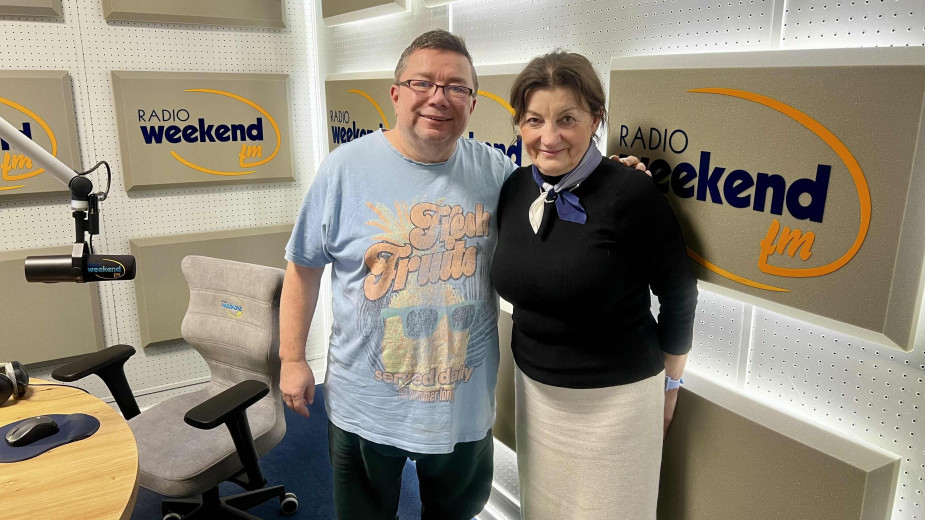 Podczas WOŚP wylicytowała współprowadzenie audycji. Bożena Stępień z Charzyków w porannym programie Weekend FM