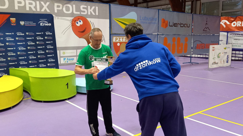 Leszek Jodaniewski z Człuchowa wygrał turniej Grand Prix Polski Masters w Tenisie Stołowym. Przed nim Mistrzostwa Świata 