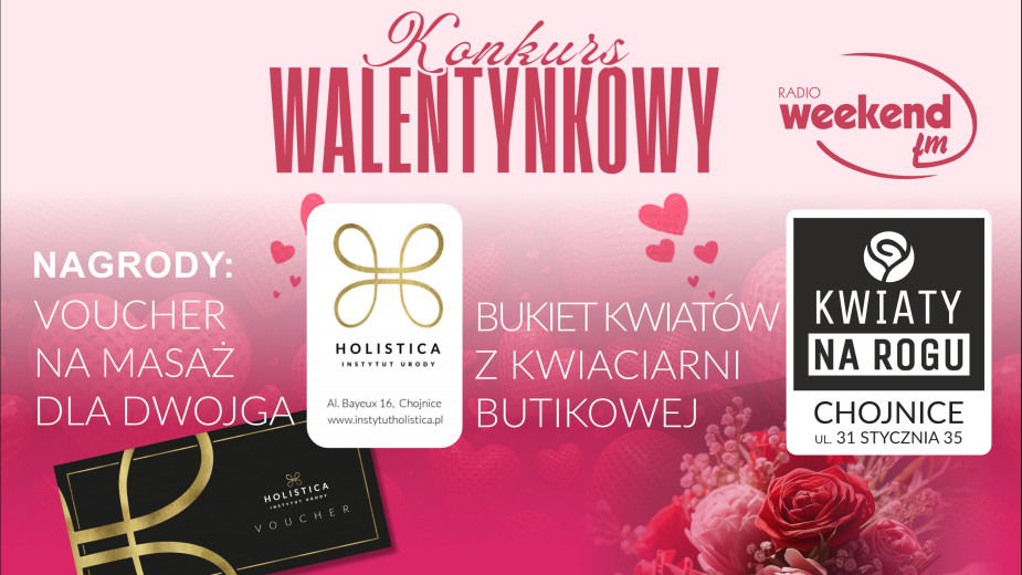 Weekend zakochanych. Wygraj bukiet kwiatów lub voucher na zabiegi walentynkowe