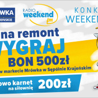 Konkurs Weekend FM. Wygraj bon wartości 500 złotych na zakupy w markecie Mrówka w Sępólnie Krajeńskim