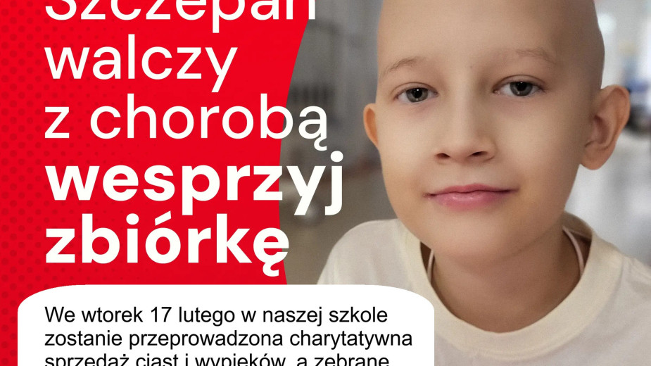 Dwie akcje w Szkole Technicznej w Chojnicach. We wtorek charytatywny kiermasz ciast, a w środę zbiórka krwi