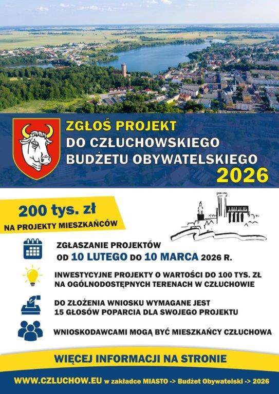 Ostatnie dni na zgłaszanie pomysł&oacute;w do budżetu obywatelskiego w Człuchowie. Do podziału będzie 200 tys. zł