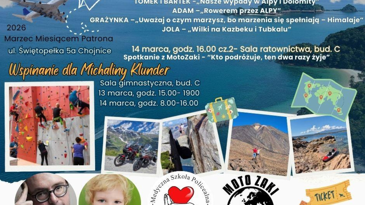 Charytatywna akcja w chojnickim "Medyku". W przyszły weekend (13-14.03) można się tu "Wspinać dla Michaliny"